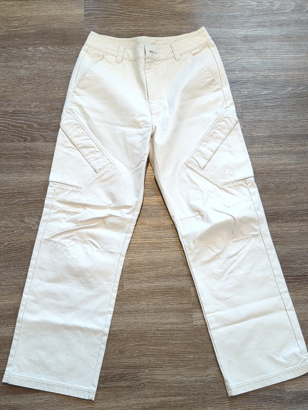 Jordan Straight Leg Pants in Off-White/Cream